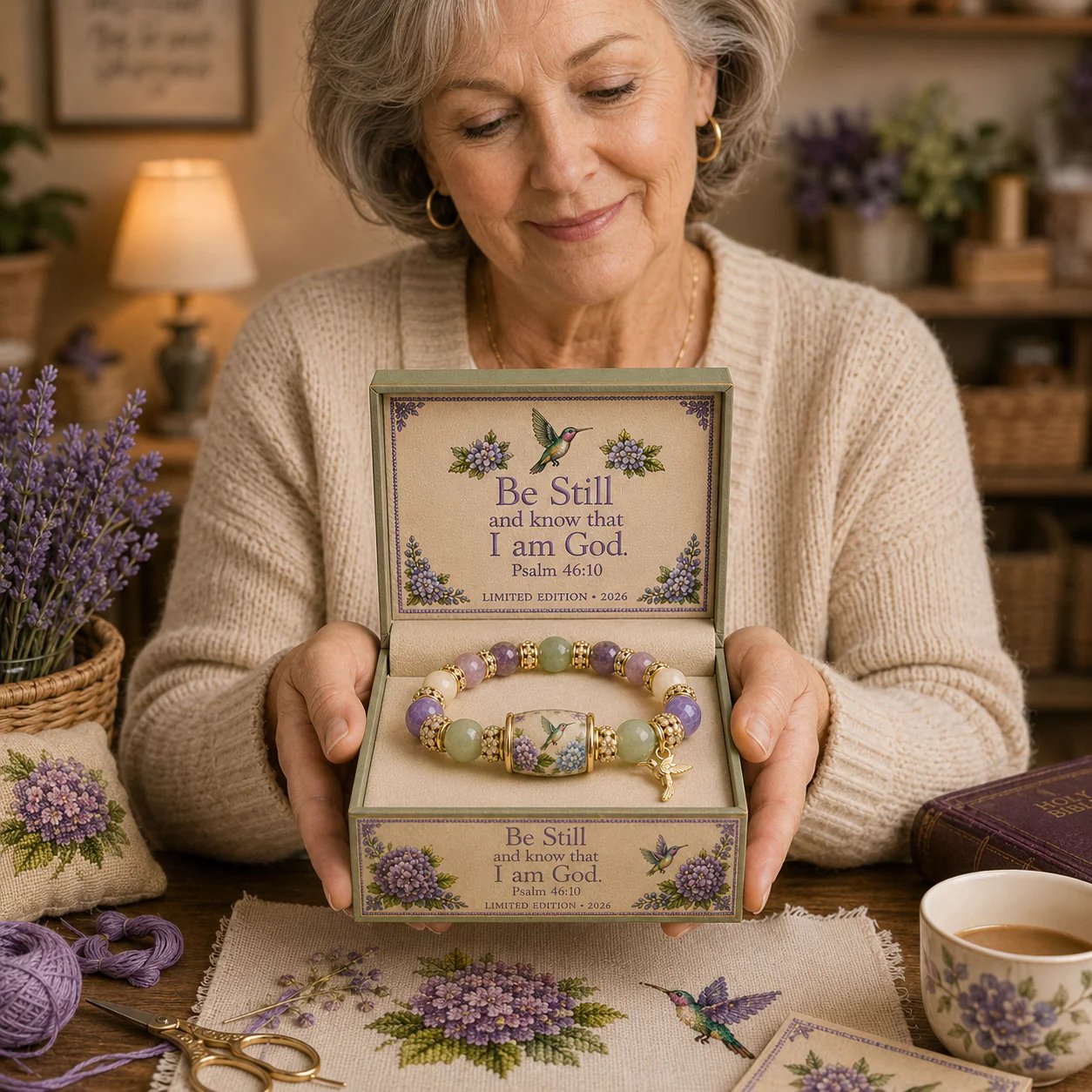 🔥LAST DAY 49% OFF- 💜Hummingbird Garden Faith Bracelet 🌸 | 2026 Limited Edition Bracelet