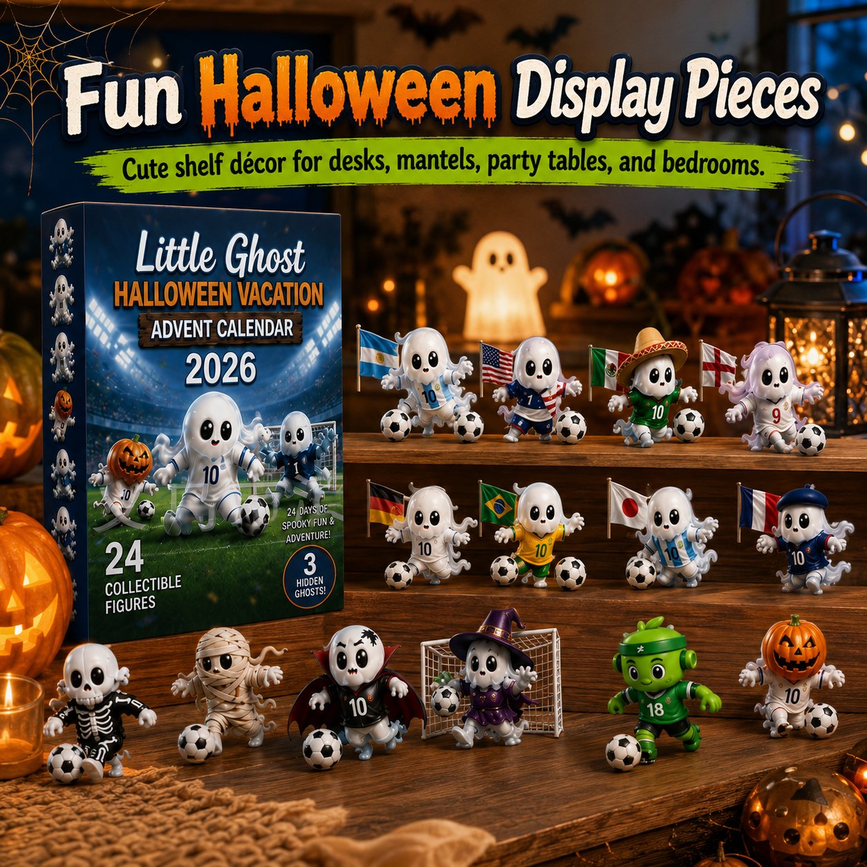 🔥Last Day 49% OFF - 👻⚽Little Ghost Soccer Halloween Advent Calendar 2026(📦Buy 2 Free Shipping)