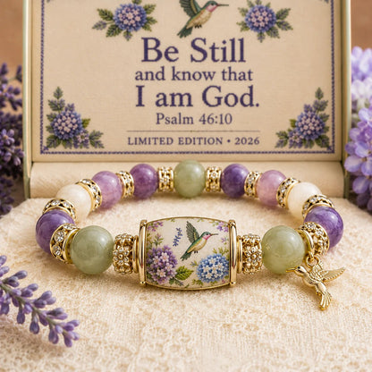 🔥LAST DAY 49% OFF- 💜Hummingbird Garden Faith Bracelet 🌸 | 2026 Limited Edition Bracelet