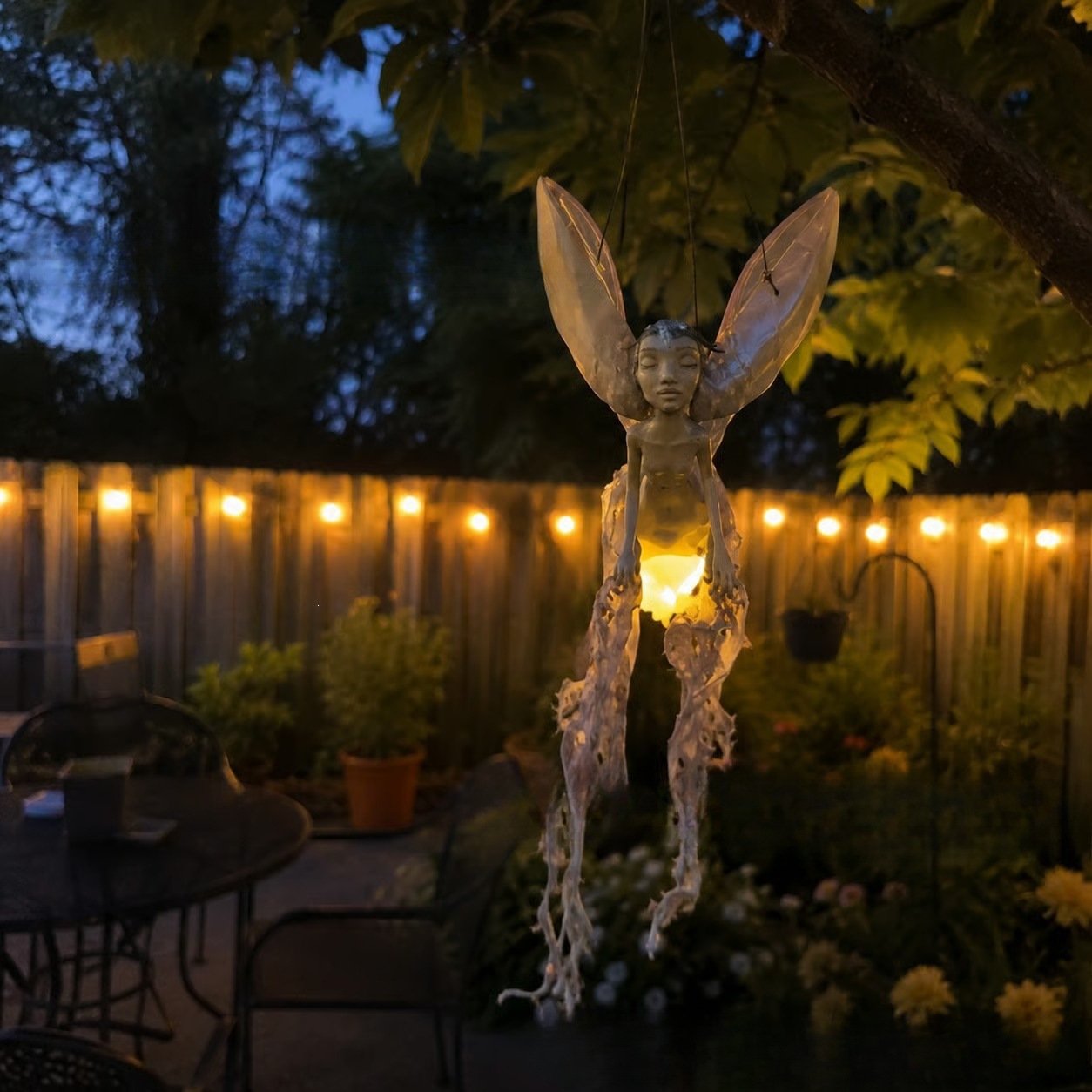 Dancing Light-Up Firefly Fairy | Mysterious Hanging Garden Spirit Light
