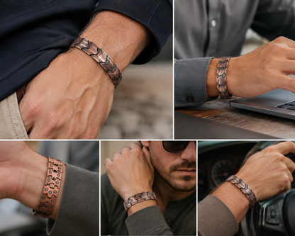 Copper magnetic bracelet--Relieve fatigue and promote blood circulation