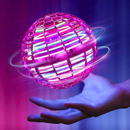 Sphere Flying Spinner Toy with LED Lights for Kids