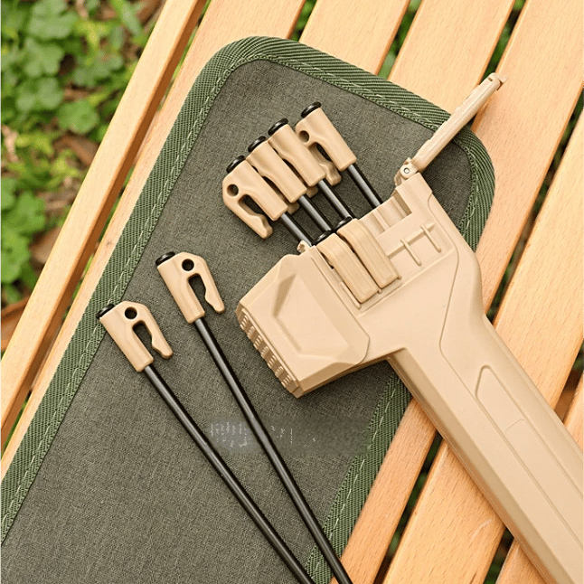 ⛺ Multifunctional Camping Hammer with Built-In Stake Storage