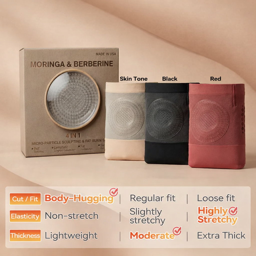 2026 New Release: Moringa & Berberine 4-In-1 Toning & Shaping Shorts