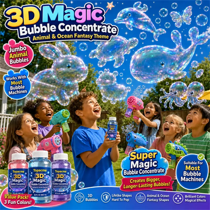𝐕𝐫𝐞𝐫𝐮𝐝𝐢𝐭𝐞® Super 3D Magic Bubble Concentrate —— Animal & Ocean Fantasy Theme