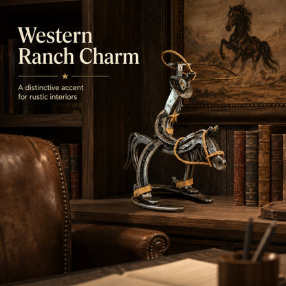 🔥LAST SALE 49% OFF-✨Handcrafted Cowboy Iron Pony Ornament