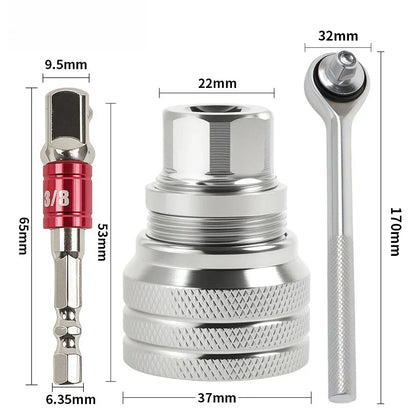 🔧10-19mm Adjustable Universal Socket Wrench