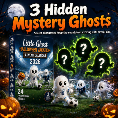 🔥Last Day 49% OFF - 👻⚽Little Ghost Soccer Halloween Advent Calendar 2026(📦Buy 2 Free Shipping)