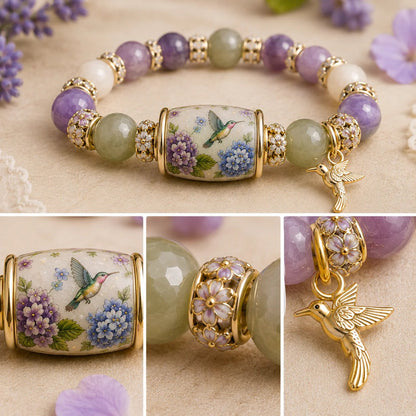 🔥LAST DAY 49% OFF- 💜Hummingbird Garden Faith Bracelet 🌸 | 2026 Limited Edition Bracelet
