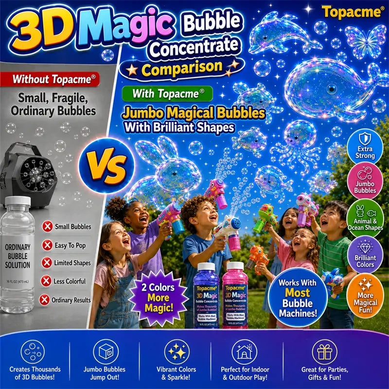 𝐕𝐫𝐞𝐫𝐮𝐝𝐢𝐭𝐞® Super 3D Magic Bubble Concentrate —— Animal & Ocean Fantasy Theme