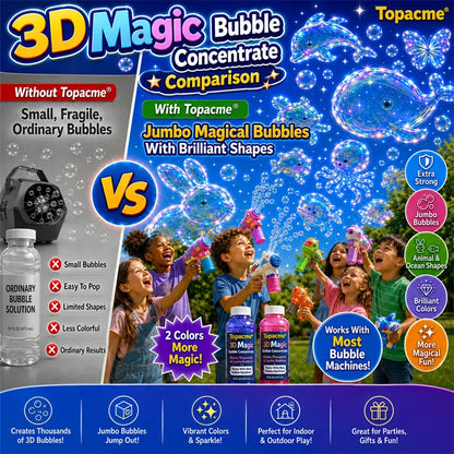 𝐕𝐫𝐞𝐫𝐮𝐝𝐢𝐭𝐞® Super 3D Magic Bubble Concentrate —— Animal & Ocean Fantasy Theme