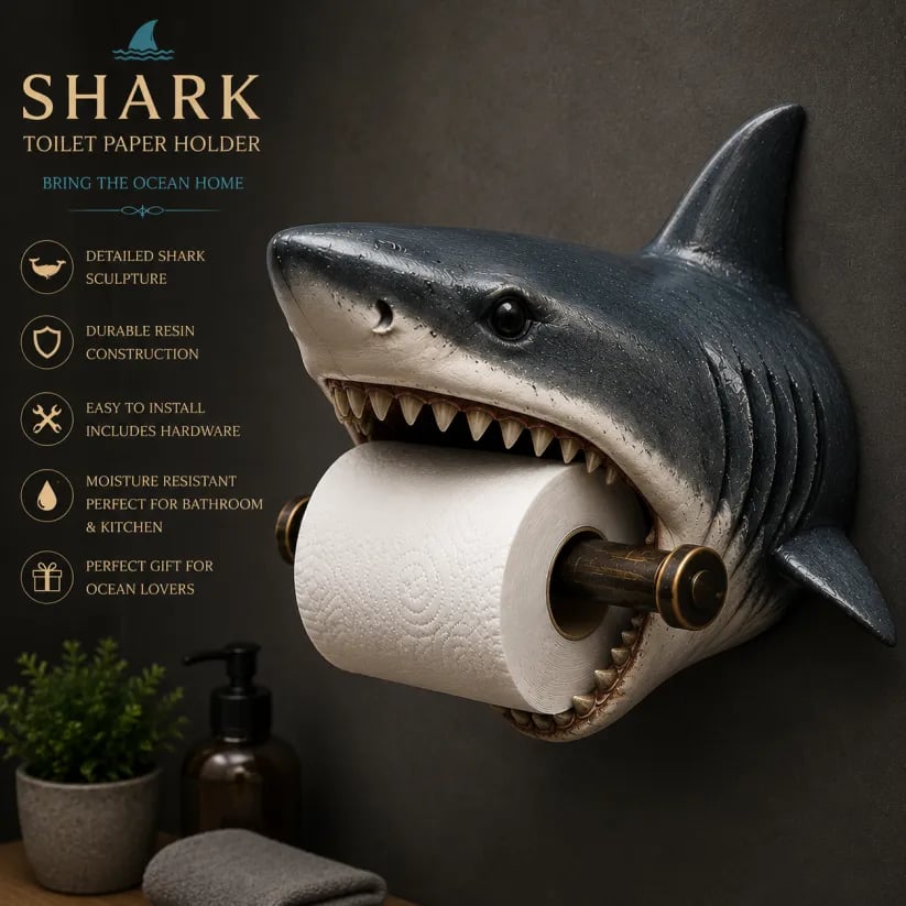 🔥49% Off Last Day - 🌊 Ocean Guardians Toilet Paper Holder Series