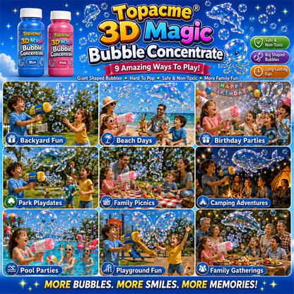 𝐕𝐫𝐞𝐫𝐮𝐝𝐢𝐭𝐞® Super 3D Magic Bubble Concentrate —— Animal & Ocean Fantasy Theme