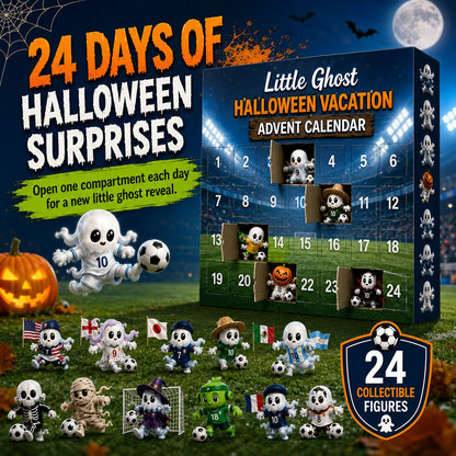 🔥Last Day 49% OFF - 👻⚽Little Ghost Soccer Halloween Advent Calendar 2026(📦Buy 2 Free Shipping)