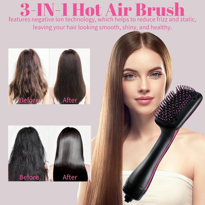 🔥Limited Time 50% Off✨2 in 1 Comfort Comb Design Multifunctional Hair Dryer