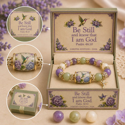 🔥LAST DAY 49% OFF- 💜Hummingbird Garden Faith Bracelet 🌸 | 2026 Limited Edition Bracelet