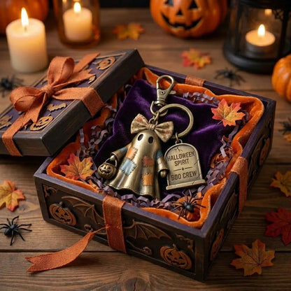 🎁HOT SALE 49% OFF 🔥Halloween Spirit Boo Crew Ghost Keychain