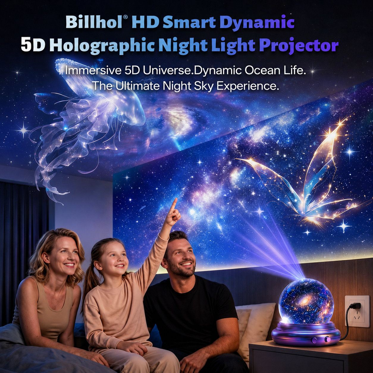 🔮𝐁i𝐥𝐥𝐡𝐨𝐥® 🎗️𝐍𝐄𝐗𝐓-𝐆𝐄𝐍 𝐒𝐌𝐀𝐑𝐓 𝐏𝐑𝐎𝐉𝐄𝐂𝐓𝐈𝐎𝐍 𝐇𝐃 𝐒𝐦𝐚𝐫𝐭 𝐃𝐲𝐧𝐚𝐦𝐢𝐜 𝟓𝐃 𝐇𝐨𝐥𝐨𝐠𝐫𝐚𝐩𝐡𝐢𝐜 𝐍𝐢𝐠𝐡𝐭 𝐋𝐢𝐠𝐡𝐭 𝐏𝐫𝐨𝐣𝐞𝐜𝐭𝐨𝐫