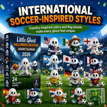 🔥Last Day 49% OFF - 👻⚽Little Ghost Soccer Halloween Advent Calendar 2026(📦Buy 2 Free Shipping)