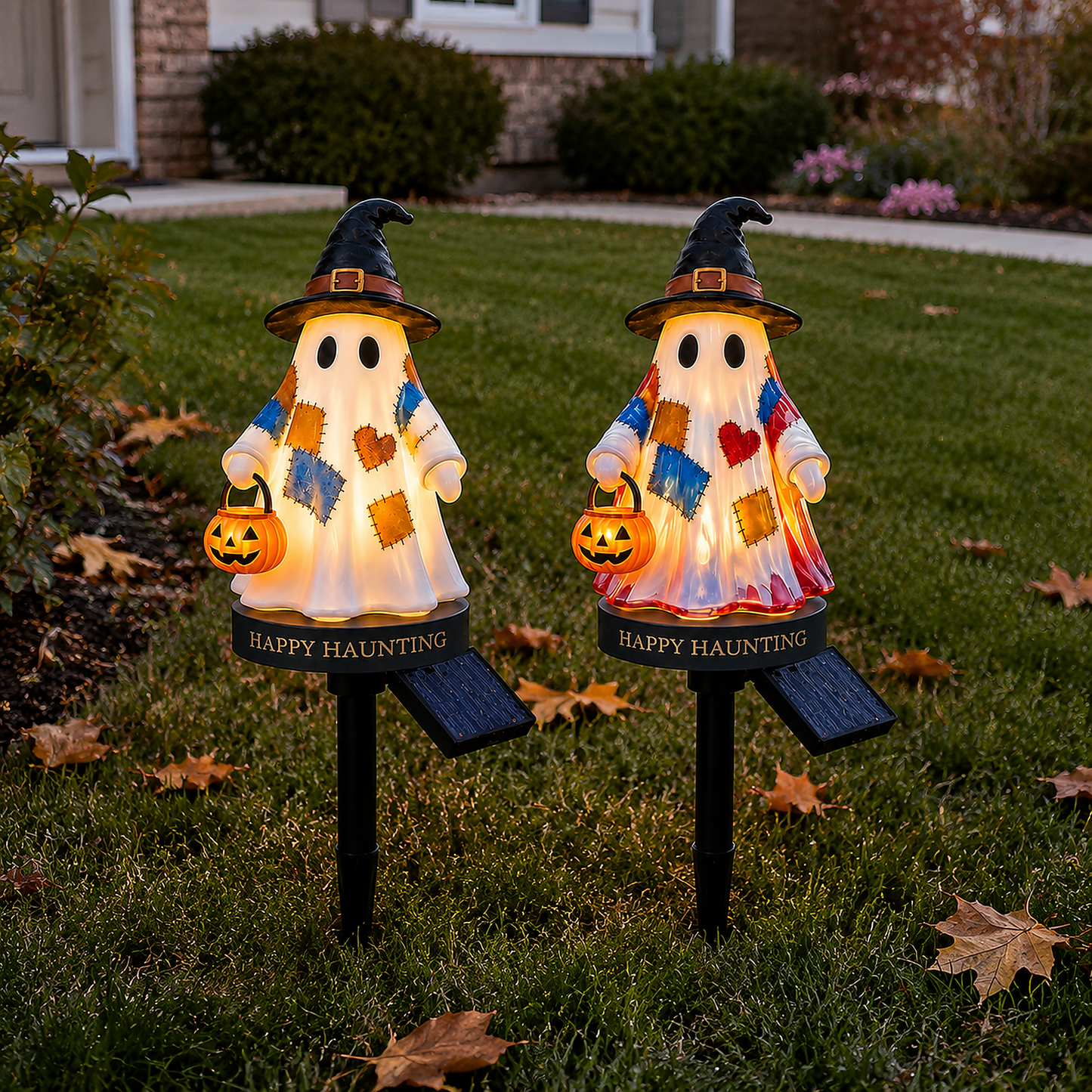 👻Solar Ghost Garden Stake Light – A Seasonal Glow for Your Garden