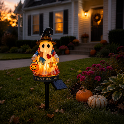 👻Solar Ghost Garden Stake Light – A Seasonal Glow for Your Garden