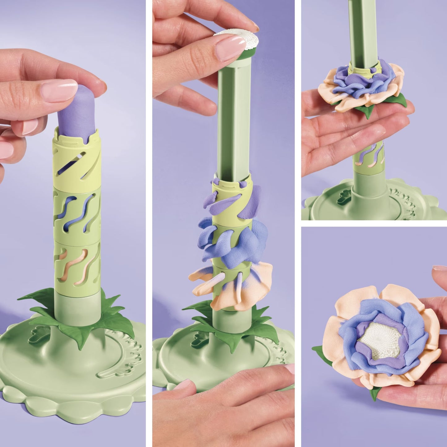 💐Blooms by Play-Doh Meadow Flower Bouquet Arts & Crafts Kit for Adults, Home & Desk Décor