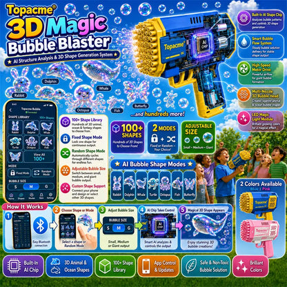 𝐕𝐫𝐞𝐫𝐮𝐝𝐢𝐭𝐞® Super 3D Magic Bubble Concentrate —— Animal & Ocean Fantasy Theme