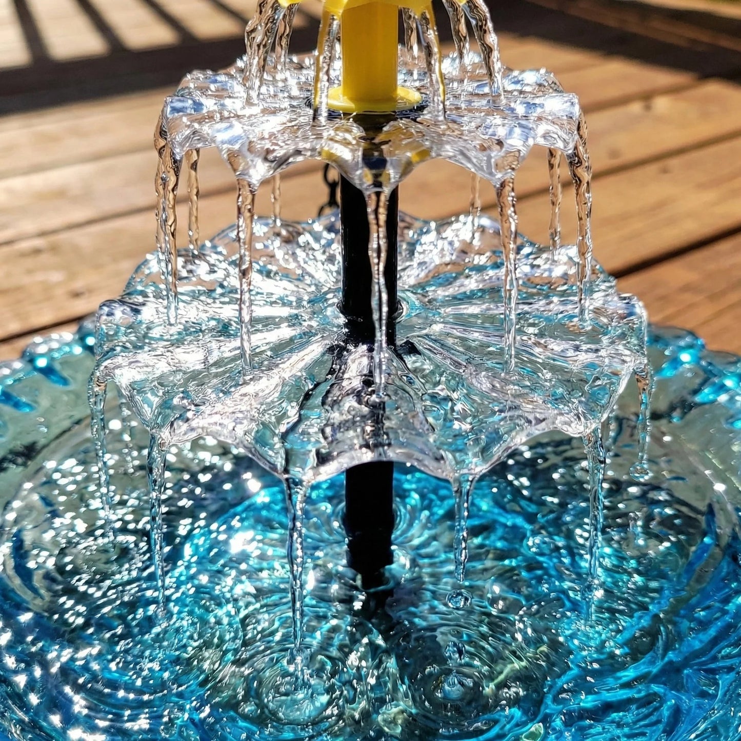🔥🔥 New Year  49% OFF – Solar Cascade Hanging Bird Bath Fountain | 🚨 Selling Fast!