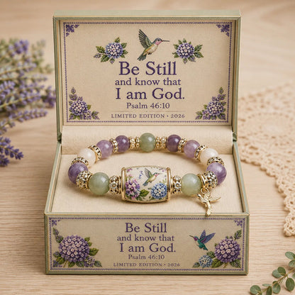 🔥LAST DAY 49% OFF- 💜Hummingbird Garden Faith Bracelet 🌸 | 2026 Limited Edition Bracelet