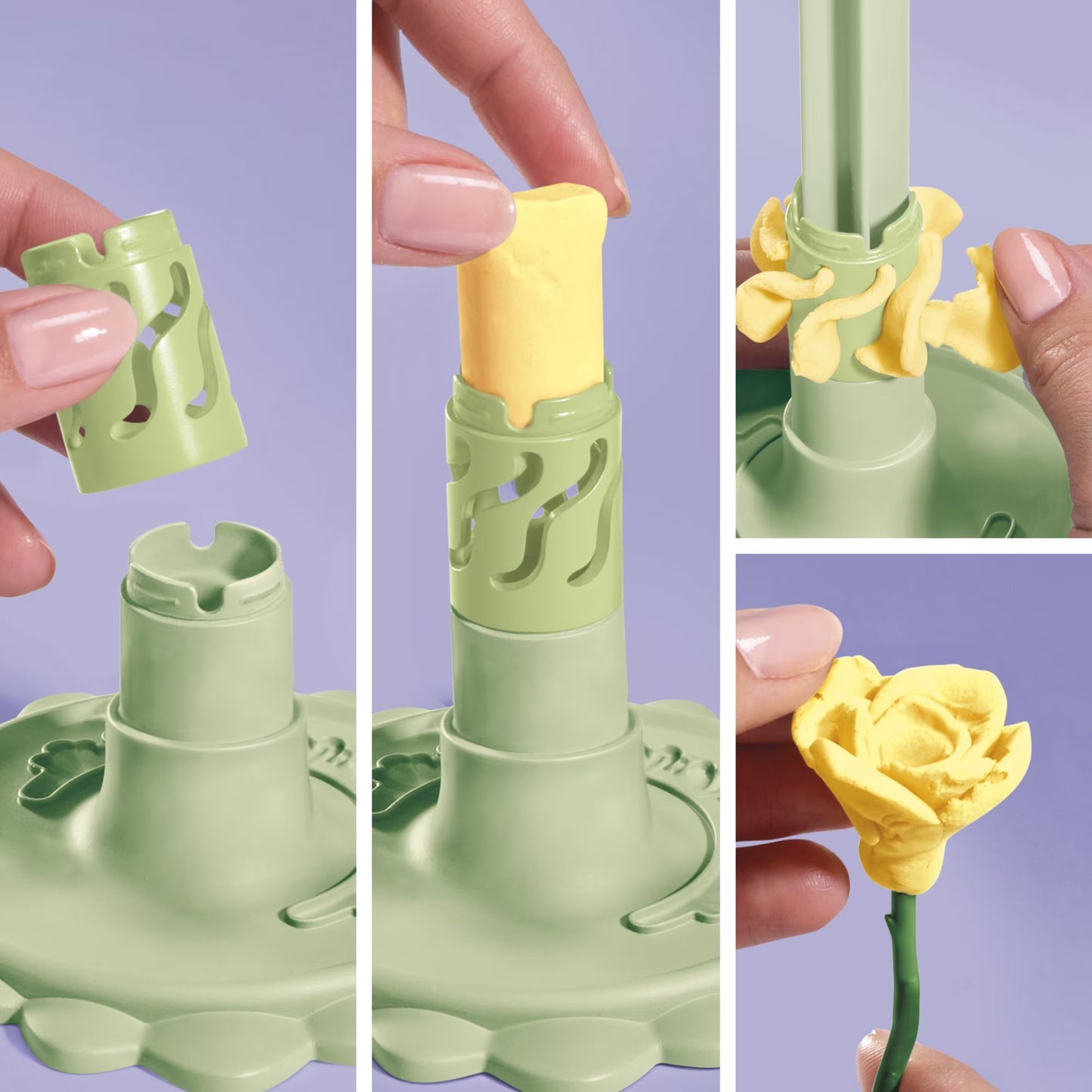 💐Blooms by Play-Doh Meadow Flower Bouquet Arts & Crafts Kit for Adults, Home & Desk Décor