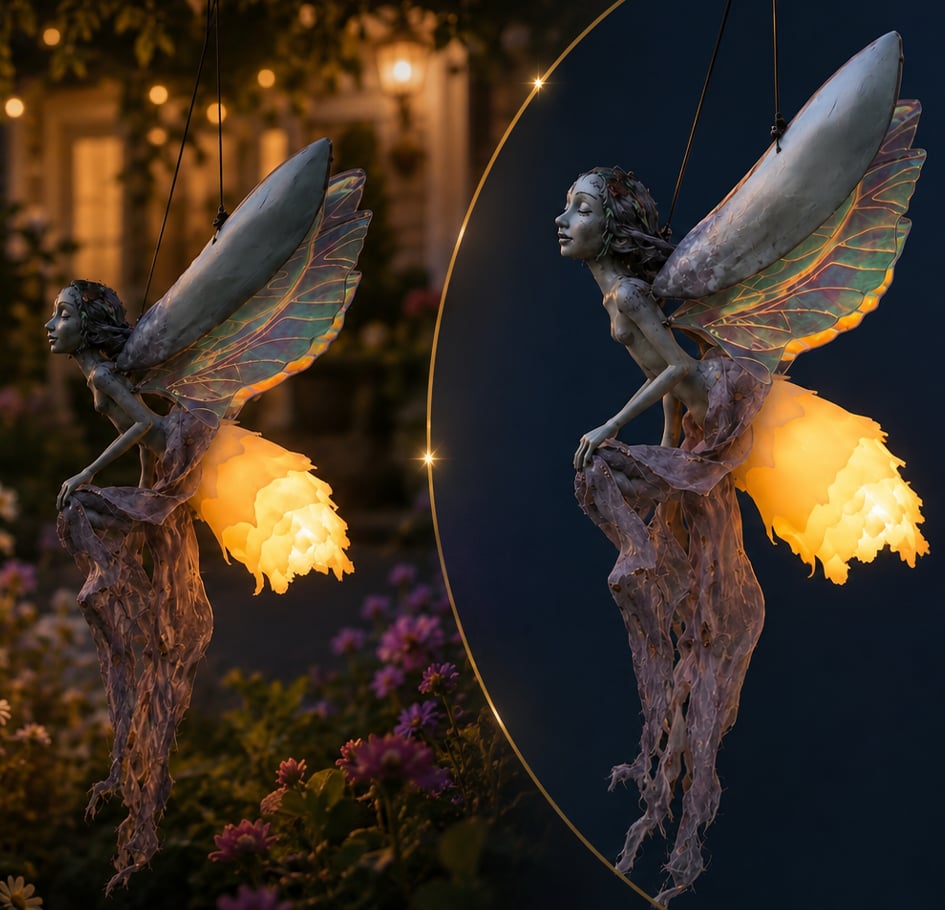 Dancing Light-Up Firefly Fairy | Mysterious Hanging Garden Spirit Light