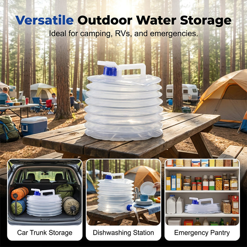 🔥LAST DAY 50% OFF⏰Collapsible Water Container with Spigot