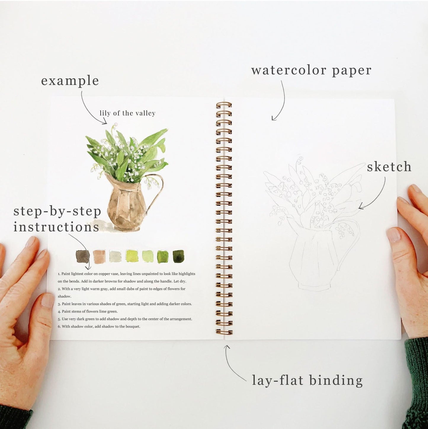 🎁Cozy Slow Watercolor Workbook Art Practice Set